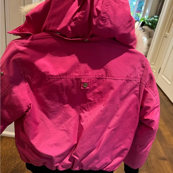 Youth Moose Knuckles puffer jacket with fox fur trim - Picture 3 of 3